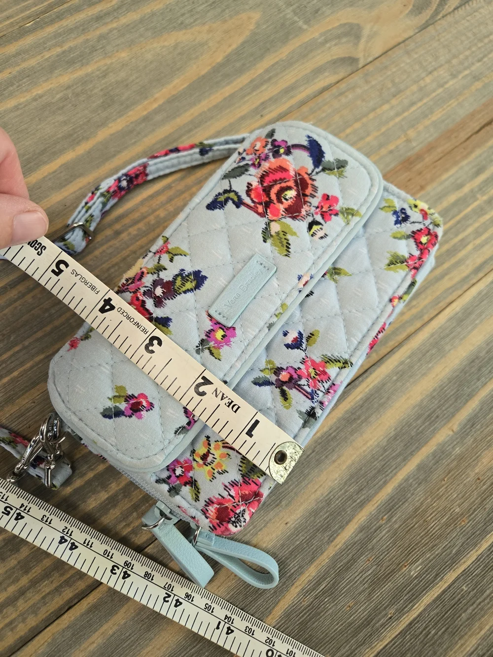 Vera Bradley Iconic RFID All Together Crossbody -WATER BOUQUET-